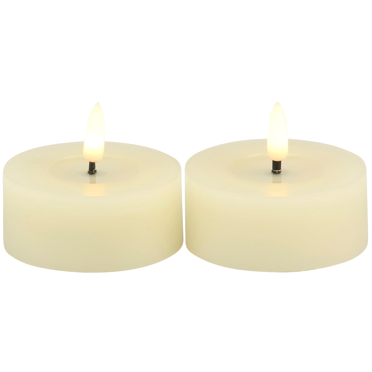 PBK Home Decor - Flameless Petite Pillar LED Candles 2pc Set