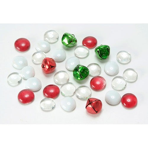 Darice Christmas Decor - Glass Gems Bowl Vase Fillers 2lbs