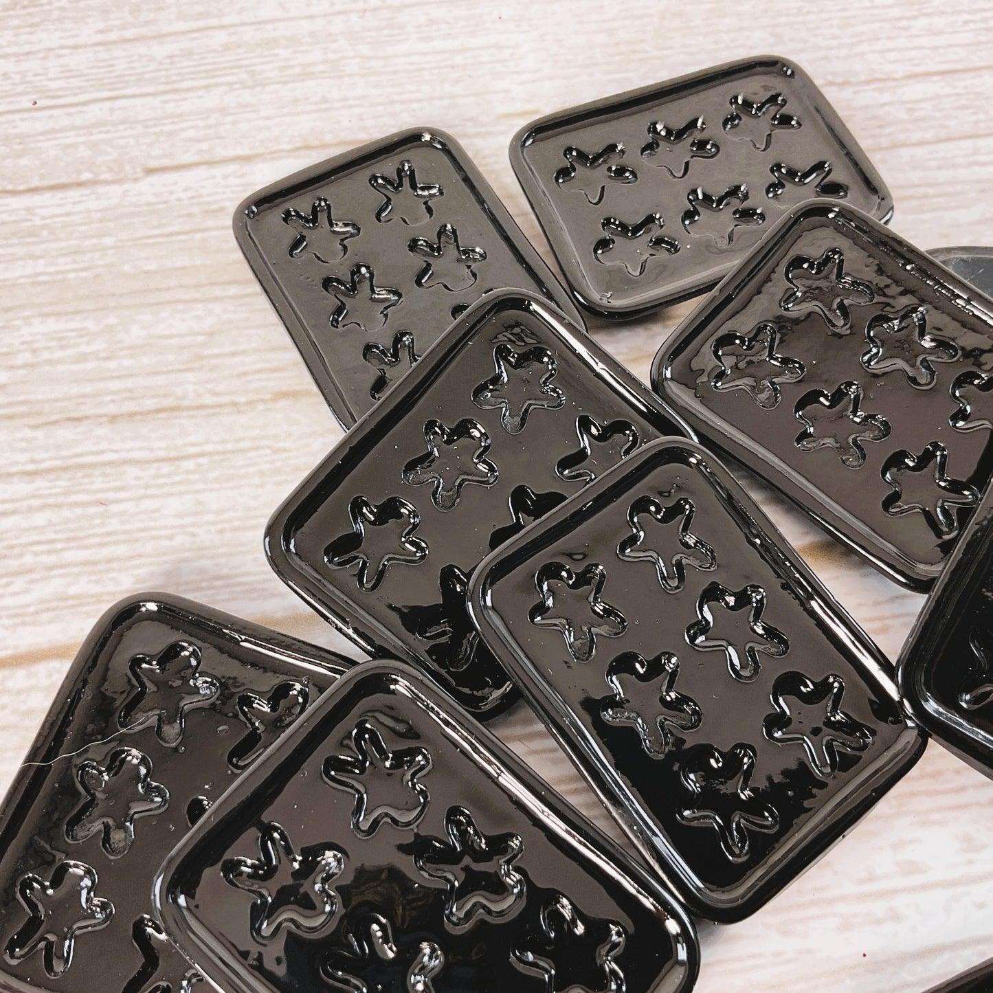 AGSD Craft Supply - Doll House Black Cookie Sheet Pans 10pc (Gingerbread)