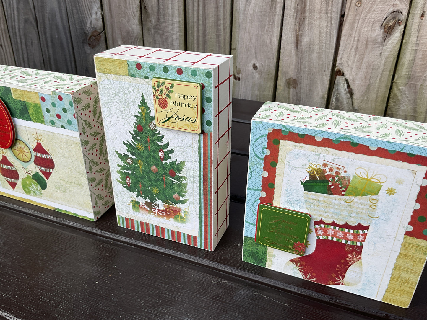 AGD Christmas Decor -Jesus Reason Season Small Signs 3pc