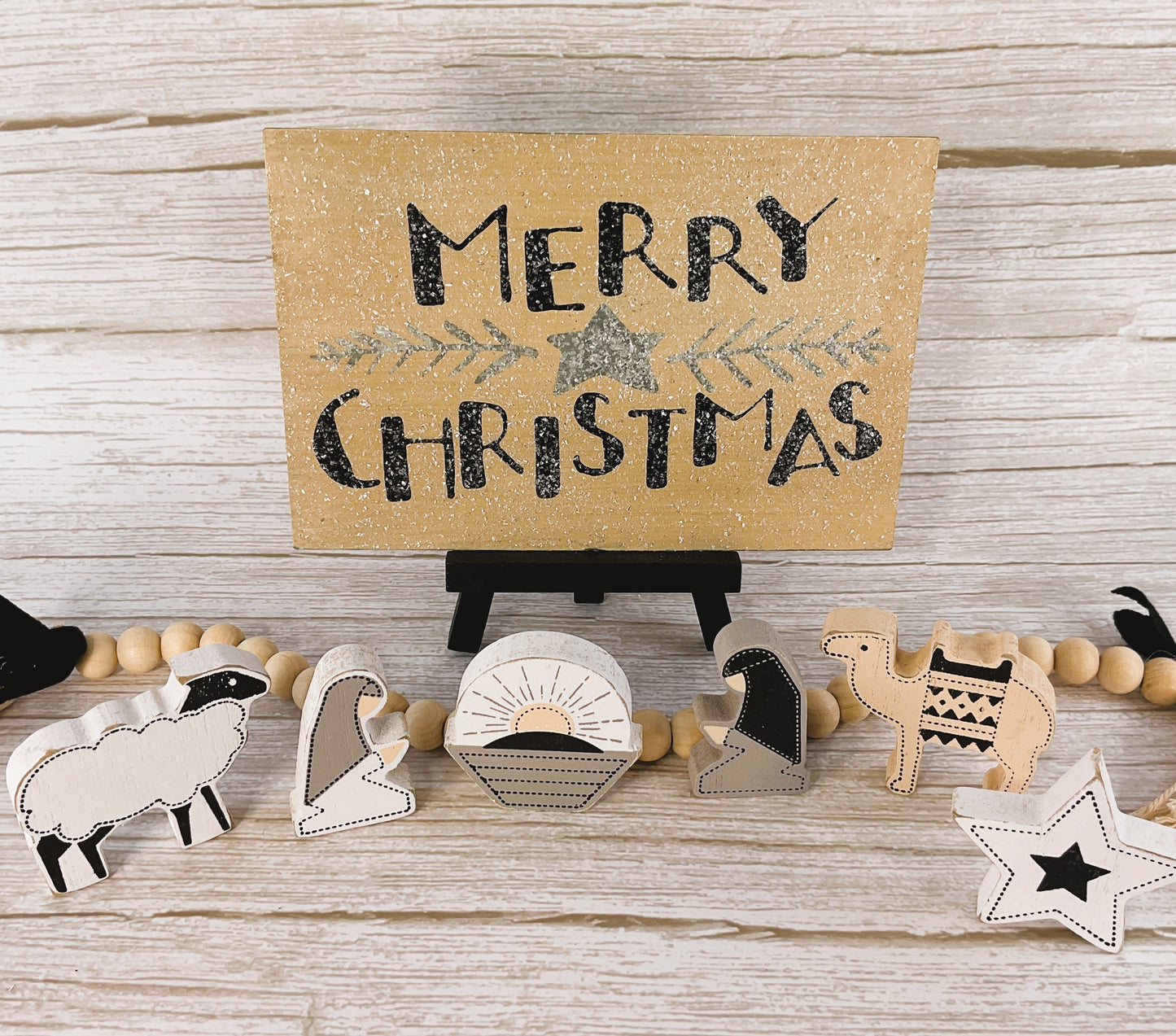 AGD Christmas Decor - Small Neutral Nativity Bundle Set