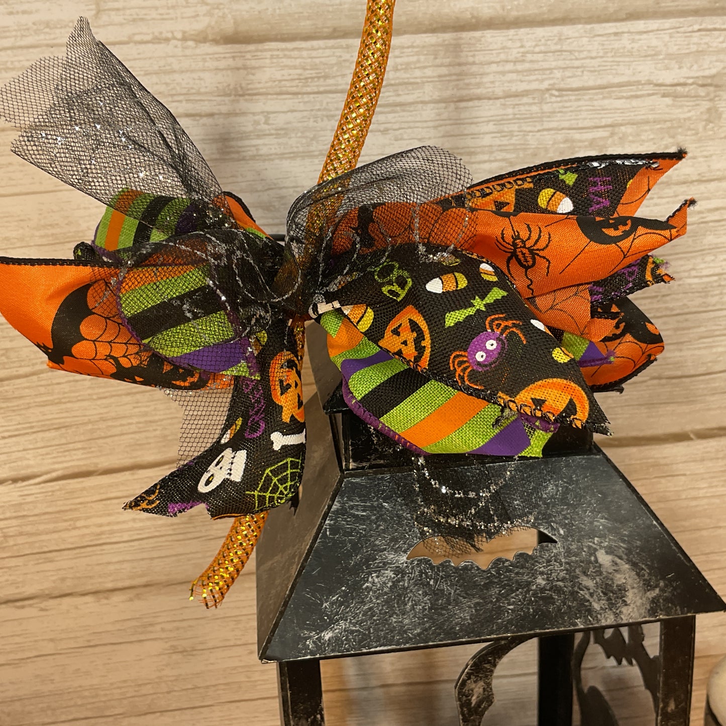 AGSD Halloween Decor - Black Cat LED Candle Lantern Sitter