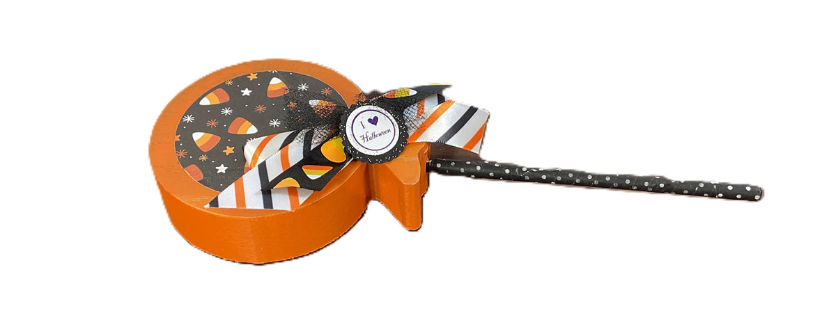 AGSD Halloween Decor - Large Chunky Wood Whimsy Pumpkins 3pc Set
