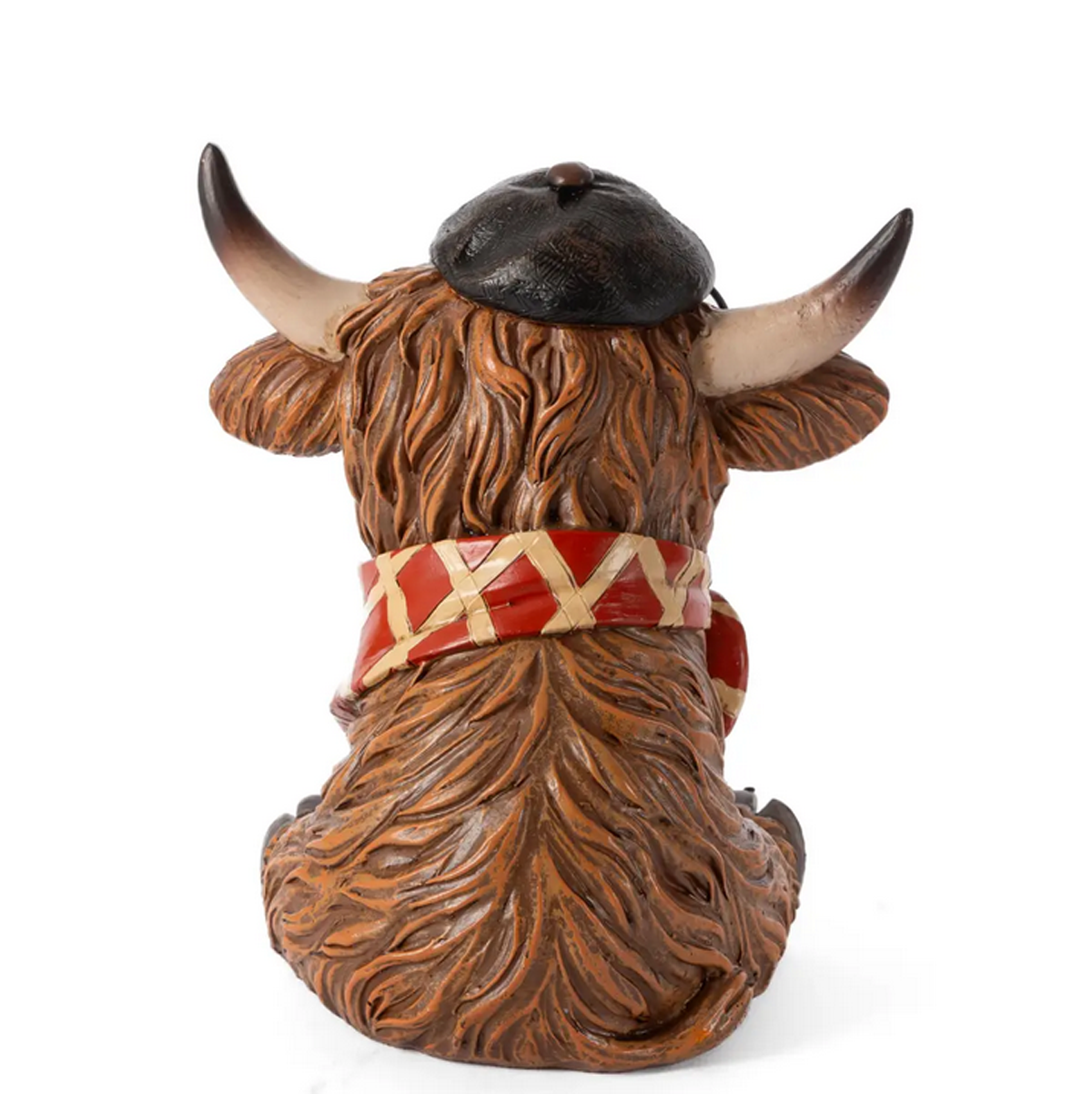 Gerson Fall Decor - Autumn Resin Highland Cow Shelf Sitter 2pc Set