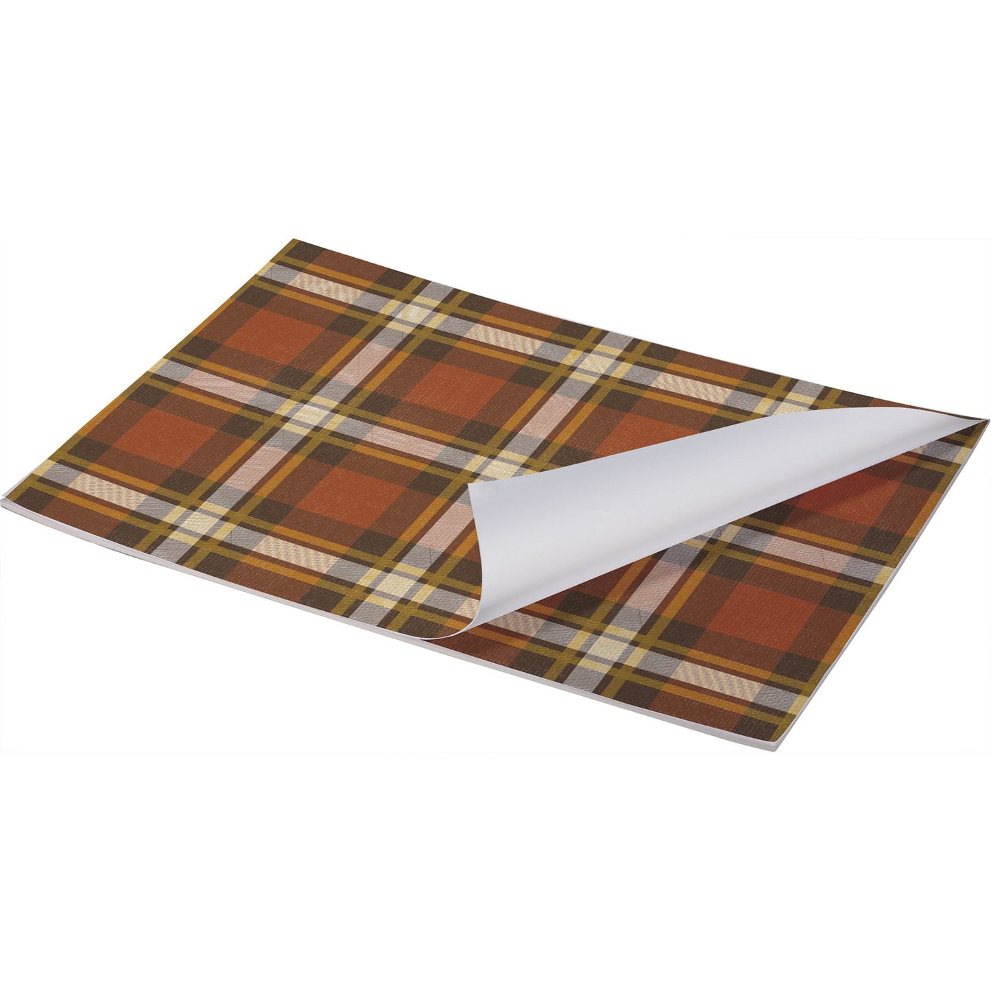 PBK Fall Decor - Harvest Plaid Single Use Paper Placemats 24pc