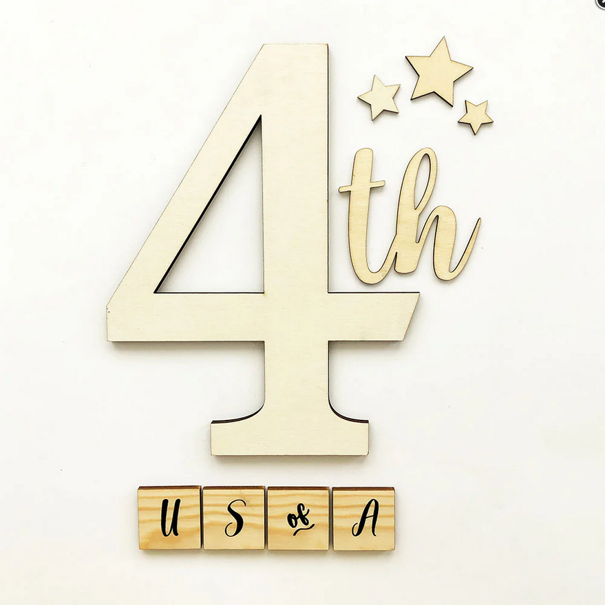 FD Patriotic Craft Supply - DIY July 4th USA Base Kit for Click Frame