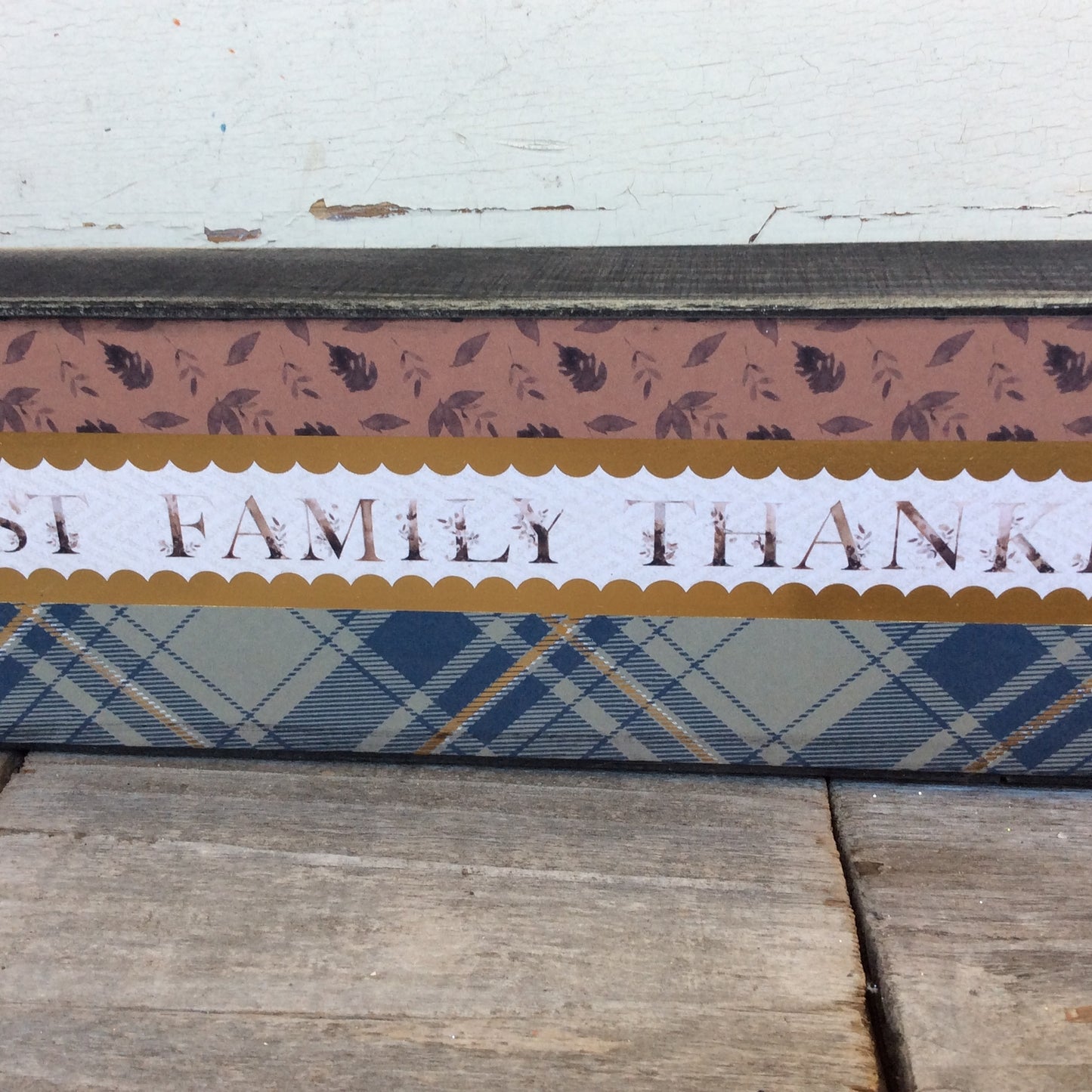 AGD Fall Decor - Harvest Family Thankful Box Sign