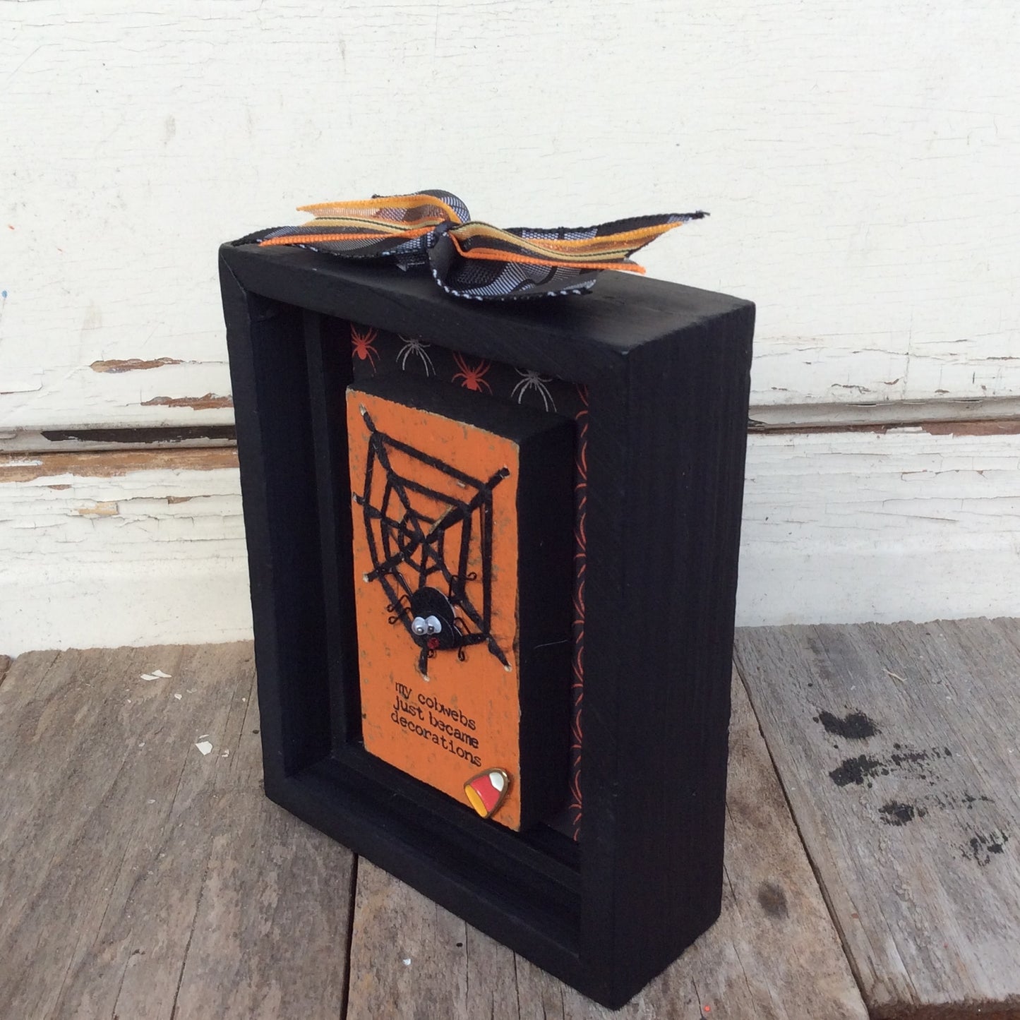 AGD Halloween Decor - Spider AGD #Cobweb Decorations Box Sign