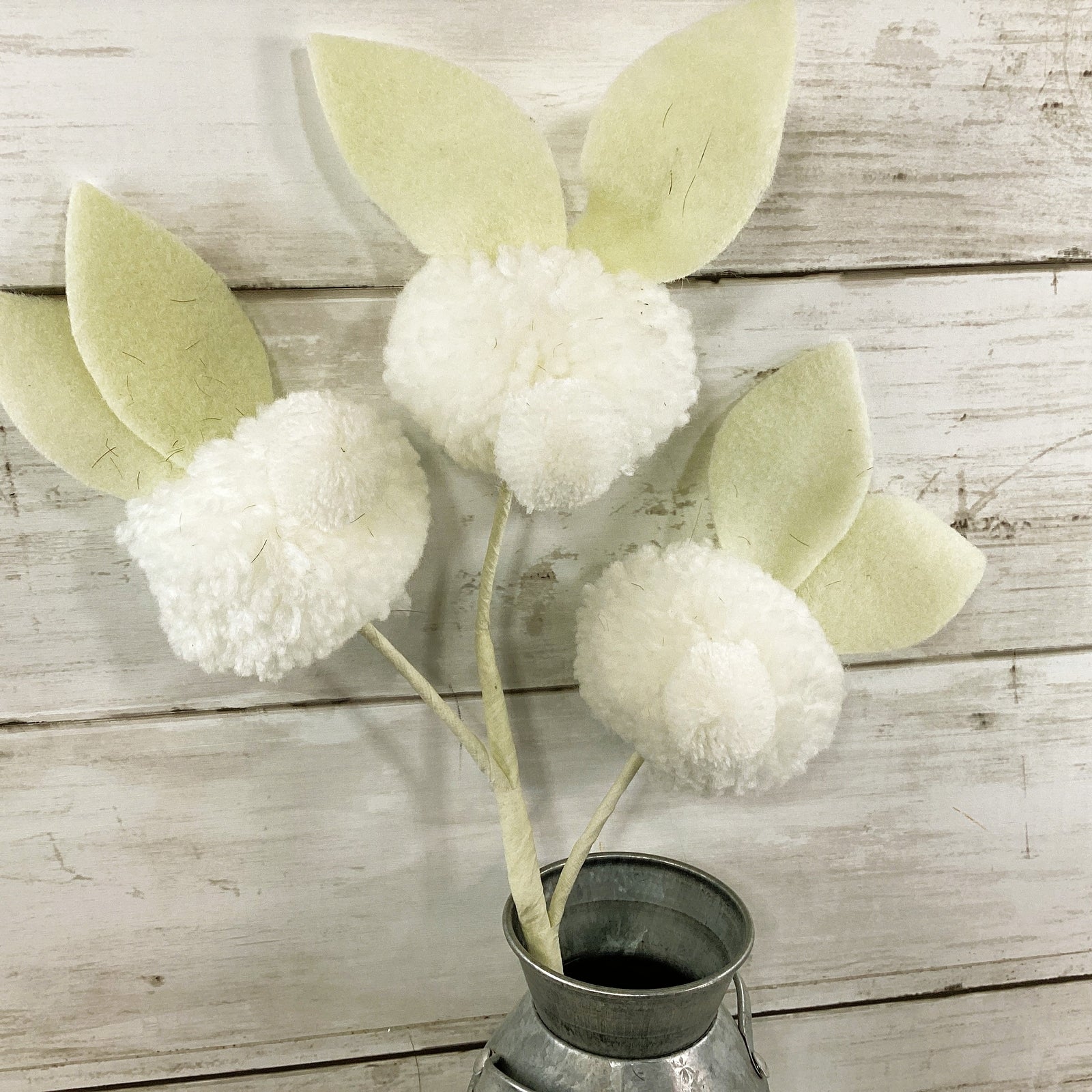 Darice Easter Craft Supply - White Pom Pom Bunny Head Pick