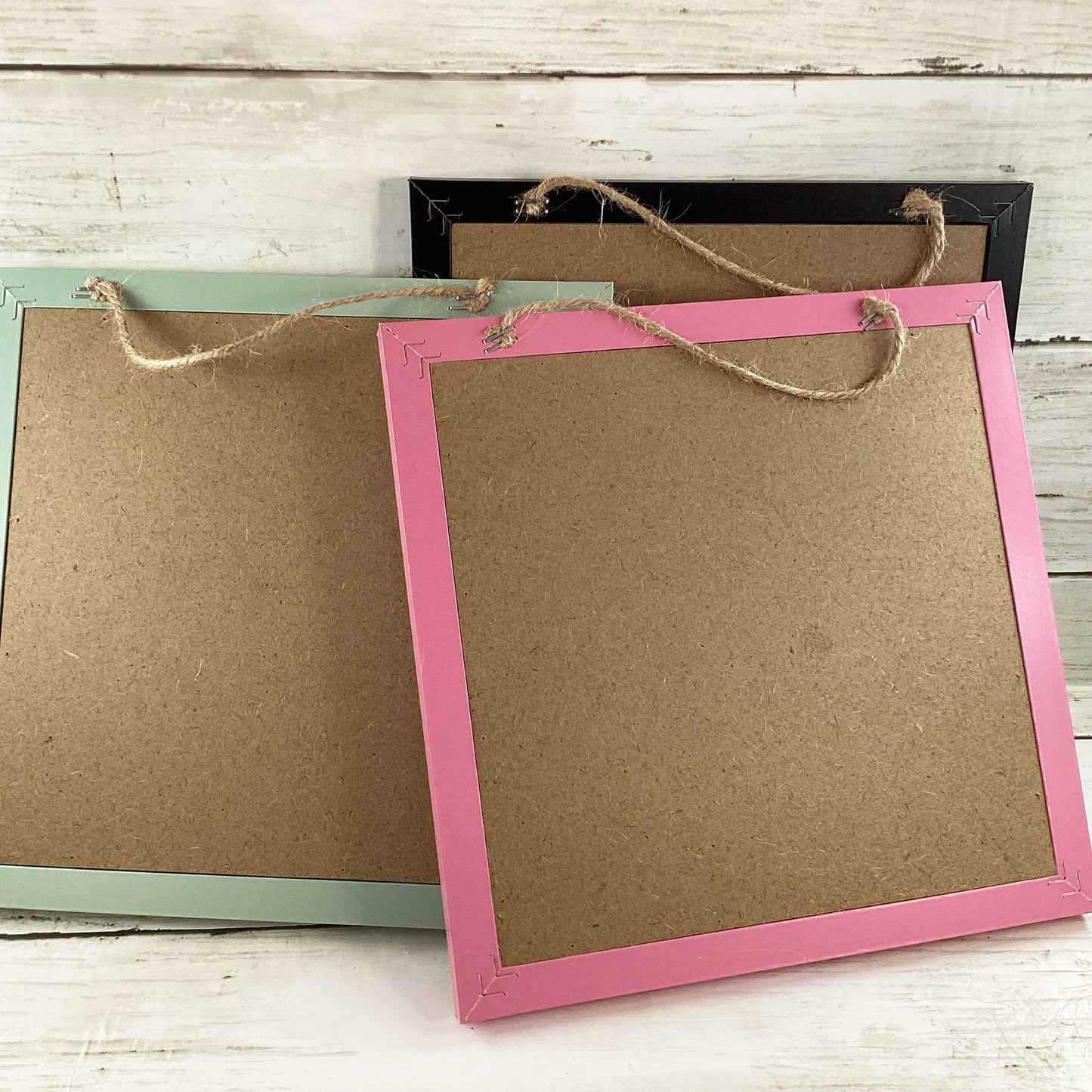 Halloween Decor Pastel Cat Ghost Trick Treat Shaker Signs 3pc Set