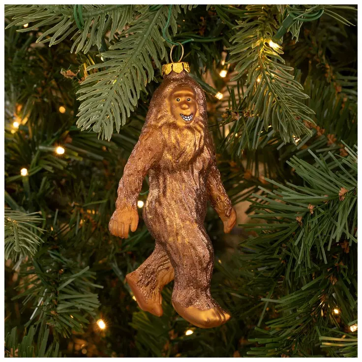 HL Christmas Decor  - Robert Stanley Glass Bigfoot Ornament
