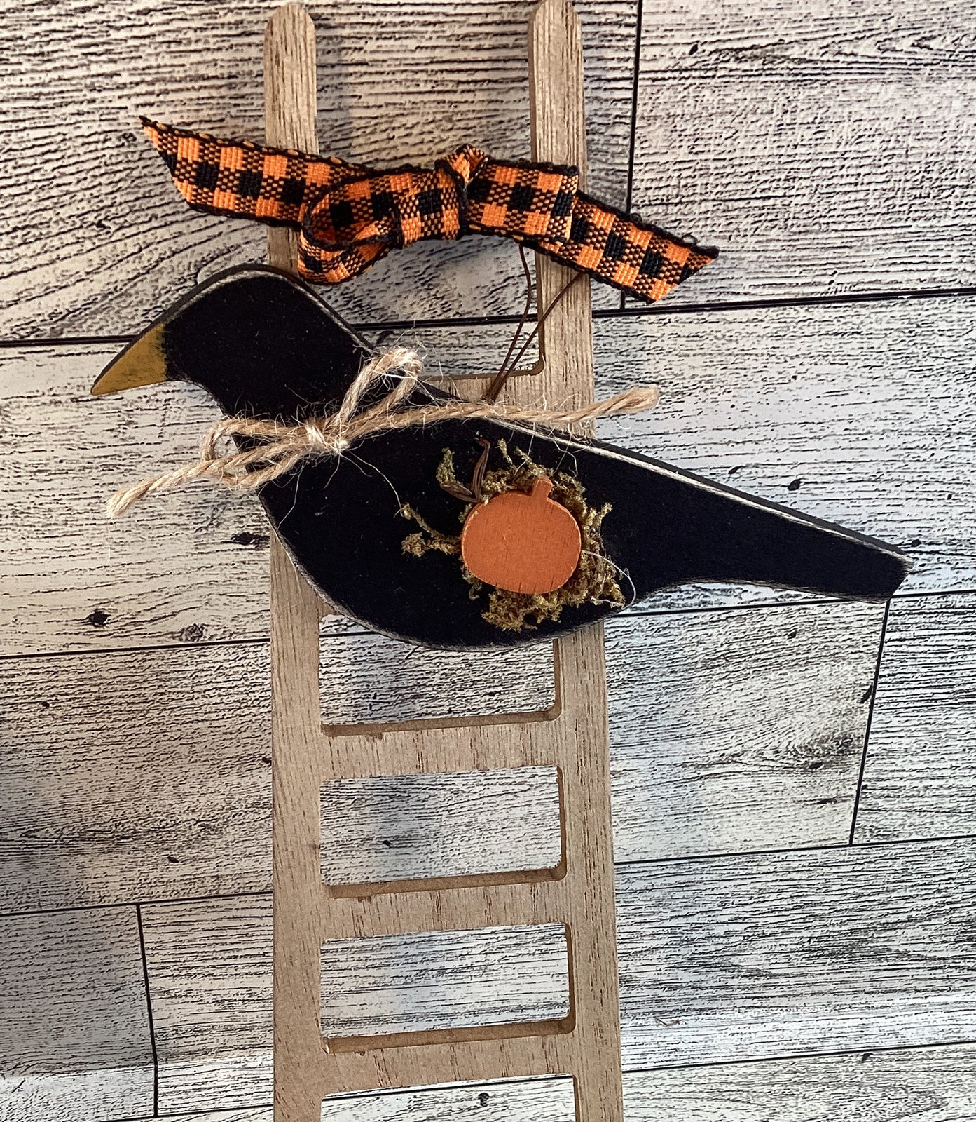 AGD Fall Decor - Hello Fall Gnome Crow Ladder Tier Tray  3pc Set