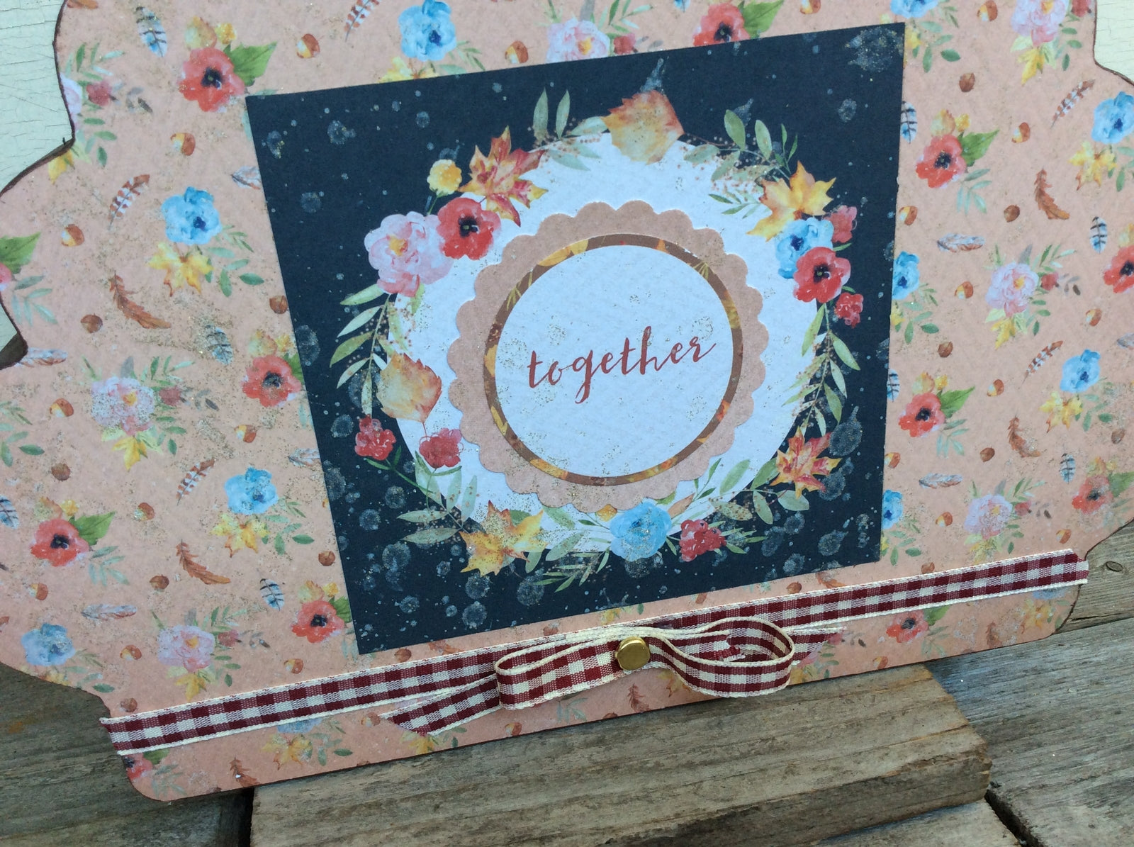 AGD Fall Decor -  Reversible Harvest Give Thanks Chunky Wood Sign