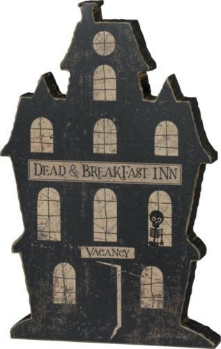 PBK Halloween Decor – Dead & Breakfast Inn Chunky Village Sitter