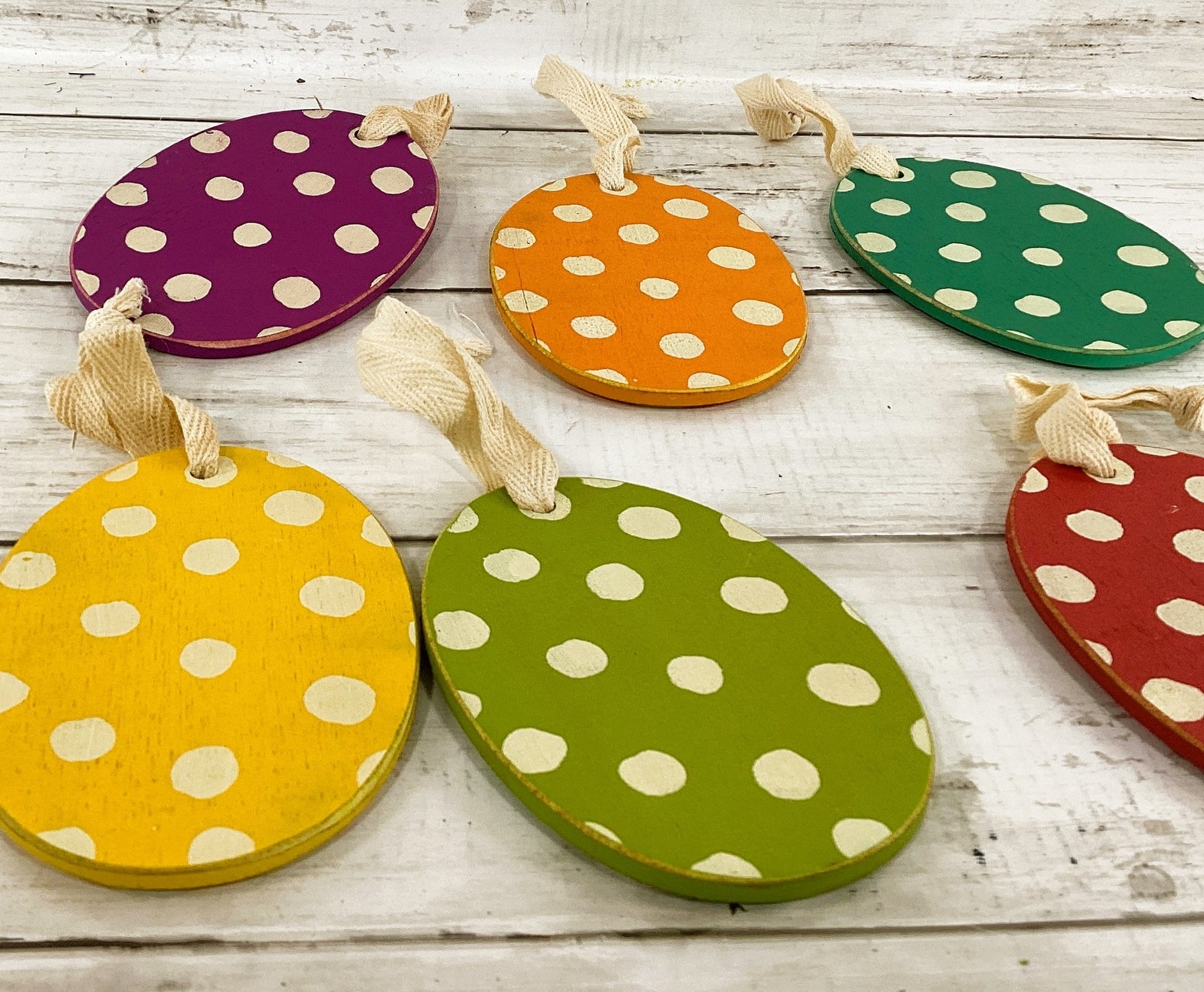 AGD Easter Decor - Pastel Bunny Nutcracker Ornaments 6pc Set