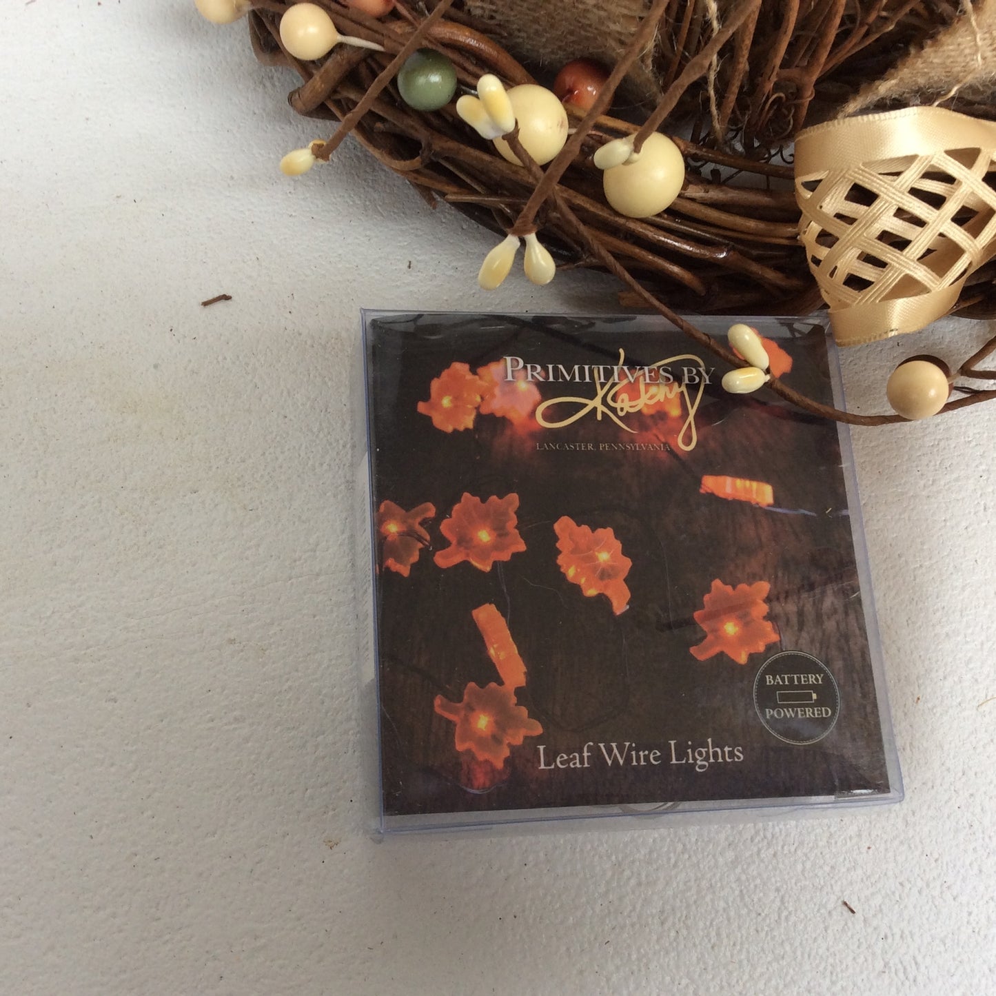 AGD Fall Decor- Happy Thanksgiving Floral Grapevine Pumpkin Display