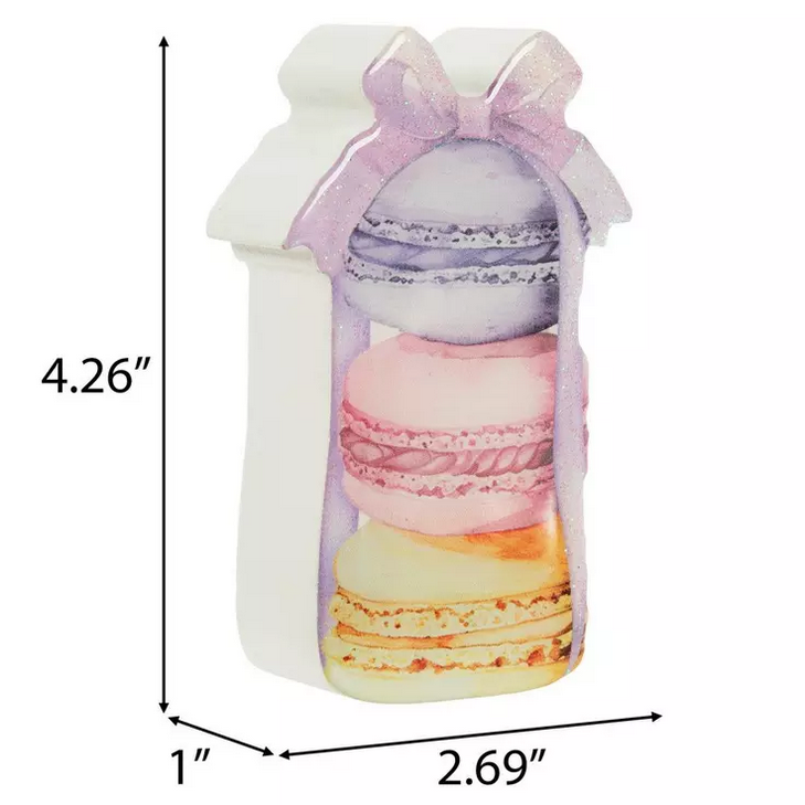 HL Easter Decor - Pastel Stacking Macaroon Cookies Sitter