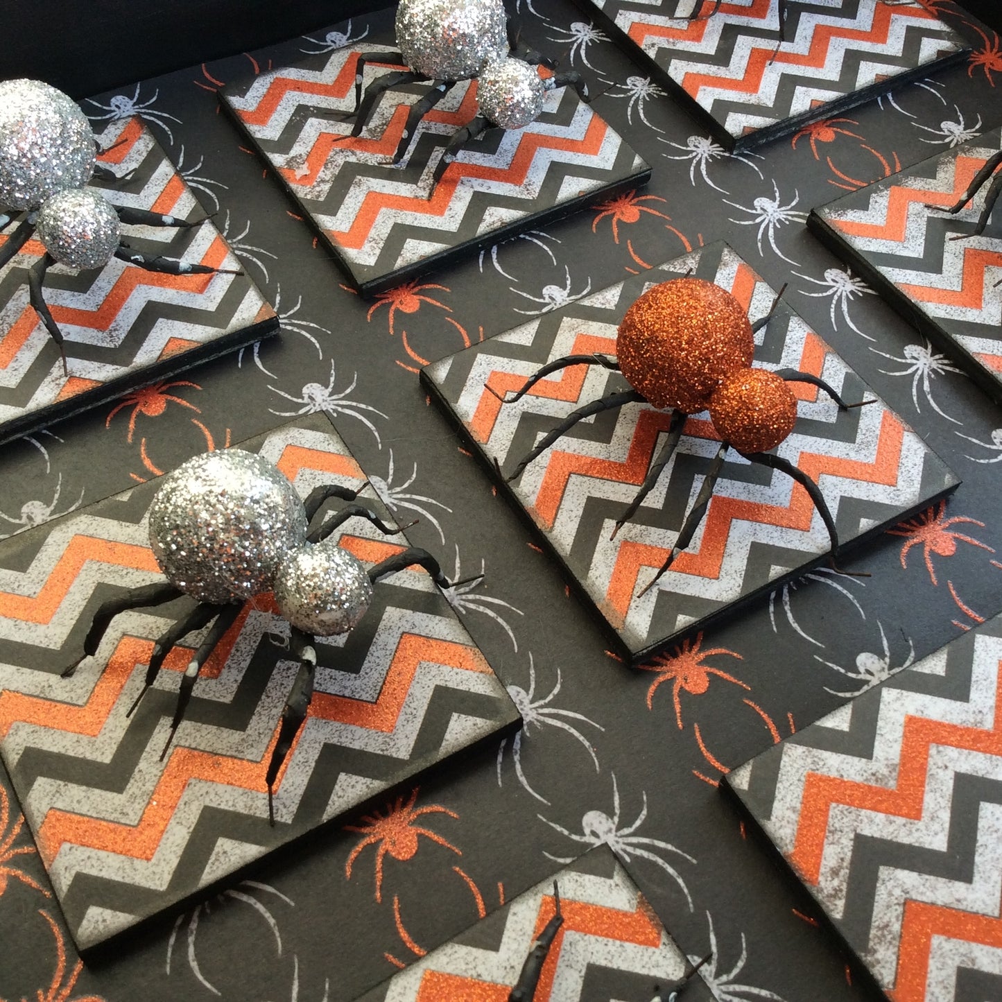 AGD Halloween Decor - Spider Tic Tac Toe Board Game