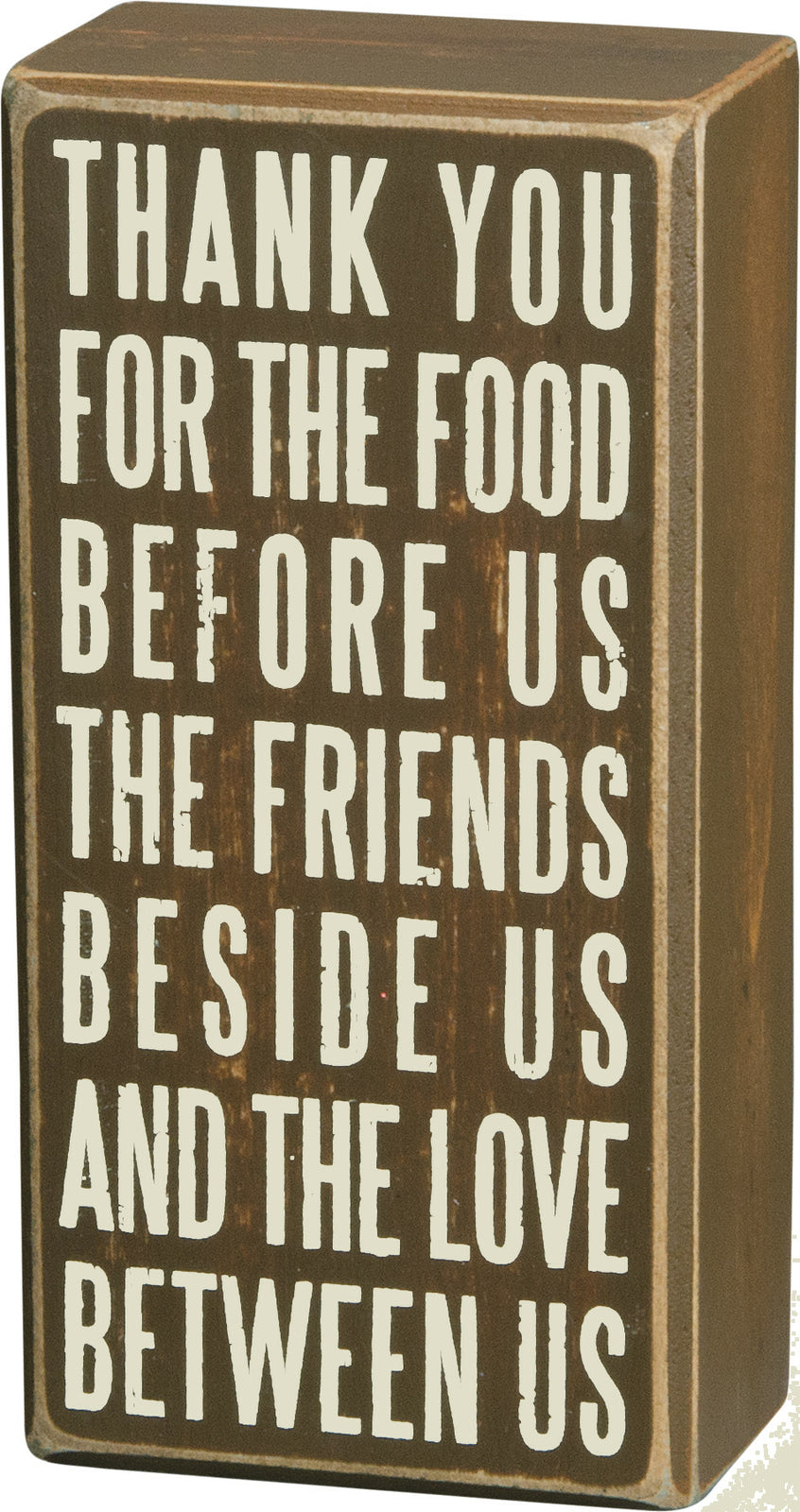 PBK Fall Decor - Thankful For Food Friends Love Box Sign