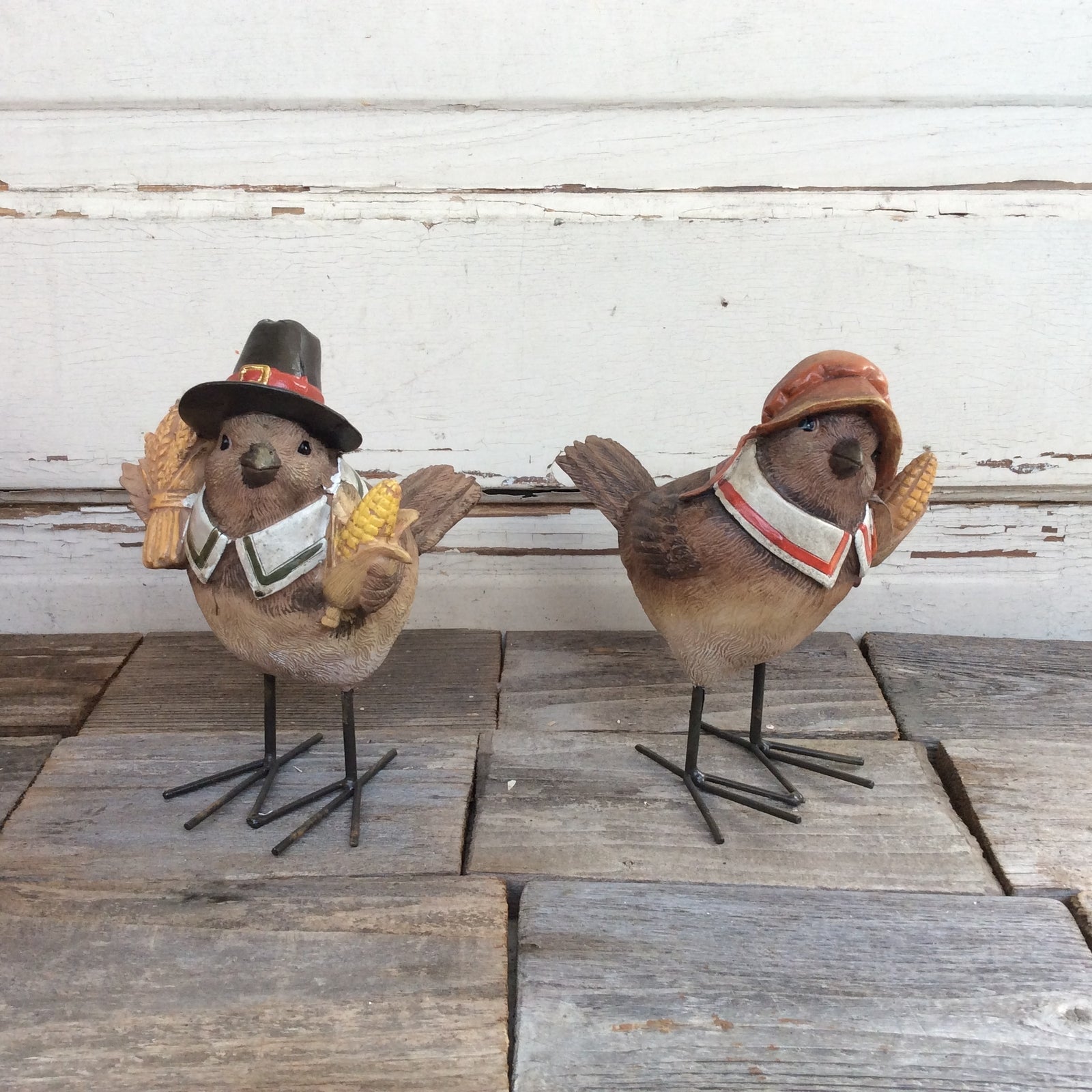 AGD Fall Decor - Harvest Blessings Birds 3pc Bundle Set