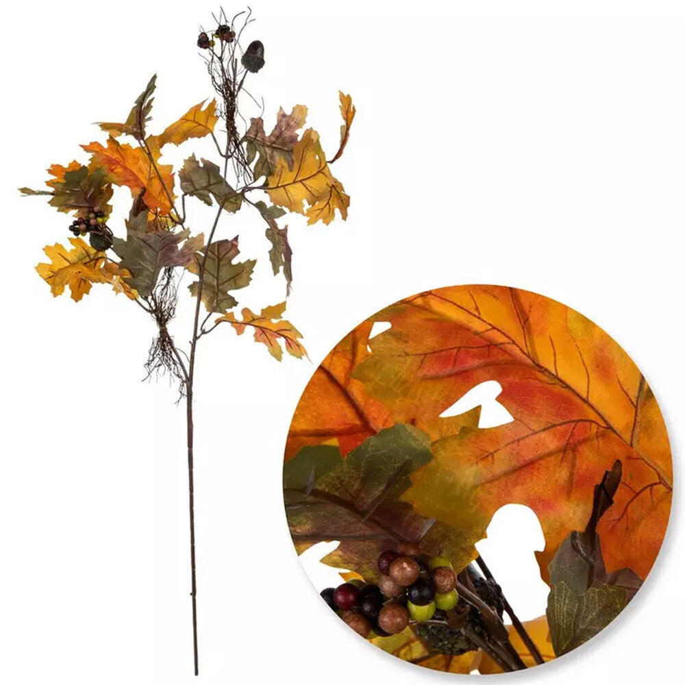 HL Fall Supply - Acorn Berry and Oak Leaf Stem Fillers 11pc Set