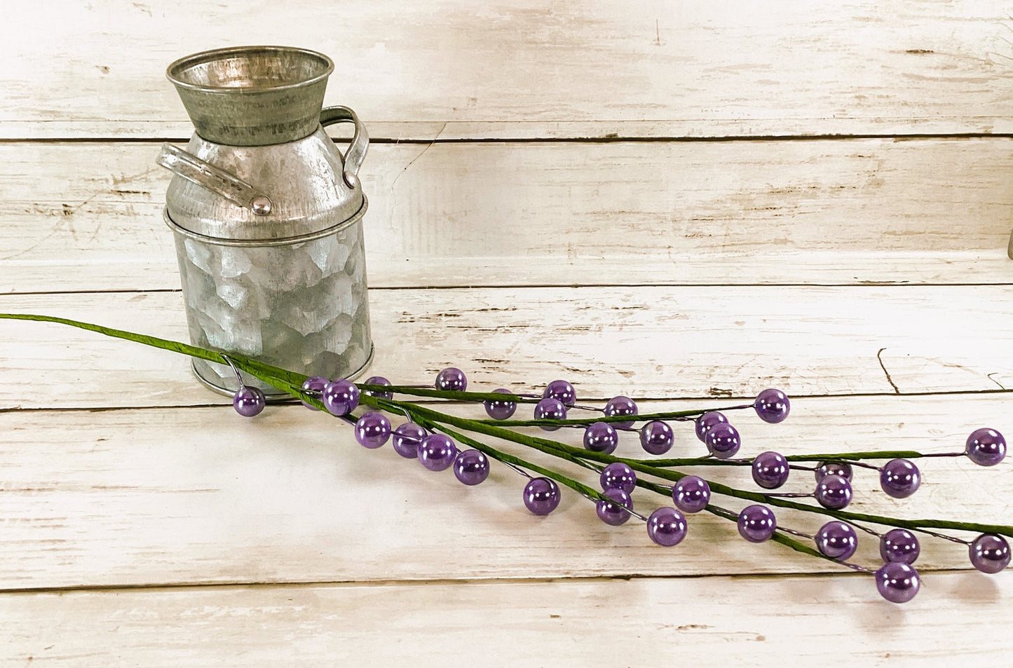 Darice Floral Supply - Lt Purple Pearl Berry Floral Spray Pick 12pc Set