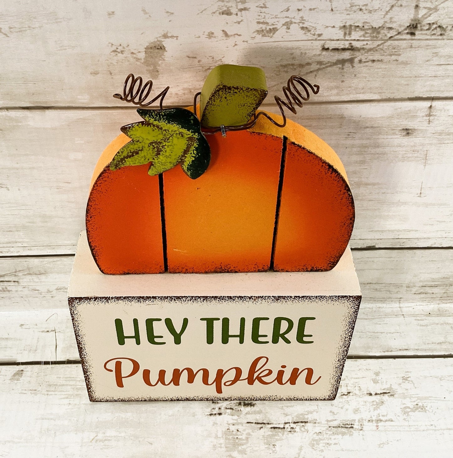 HL Fall Decor - Gobble Wobble Pumpkin to Talk About 2pc Set