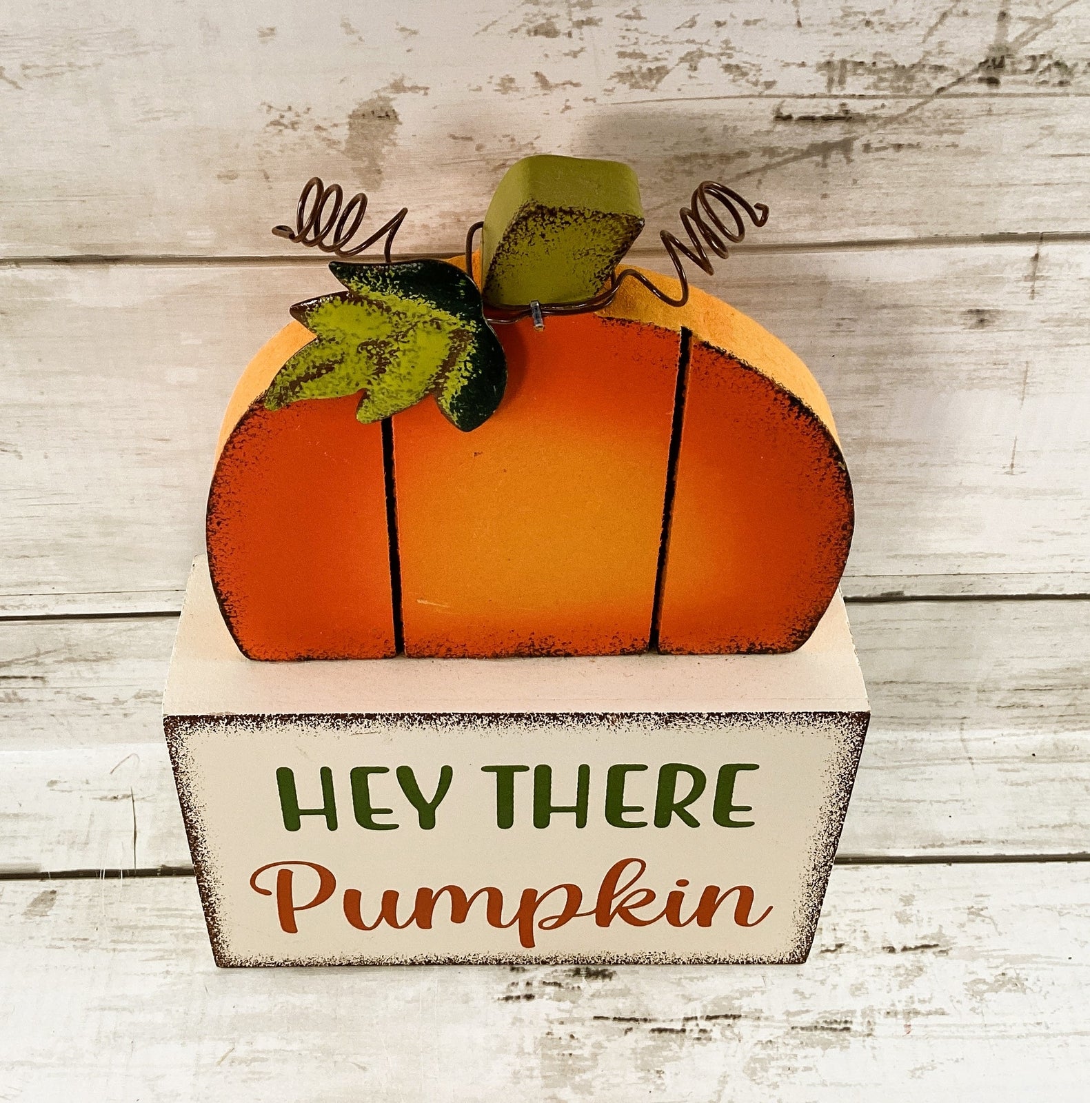 HL Fall Decor - Gobble Wobble Pumpkin to Talk About 2pc Set