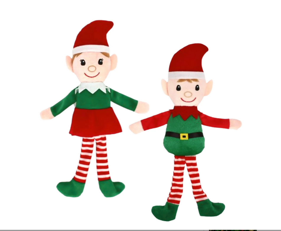 DT Christmas Decor - Holiday Plush Elf Light Tone GIRL