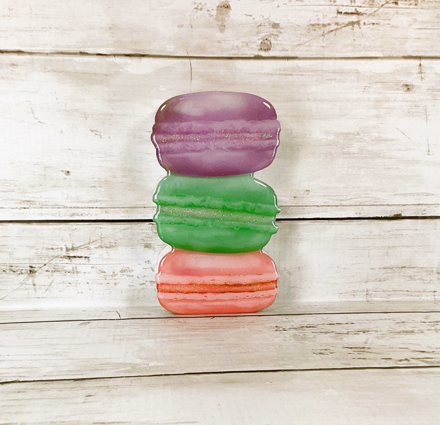 HL Christmas Decor - Pastel Wood Acrylic Sweet Pink Faux Food