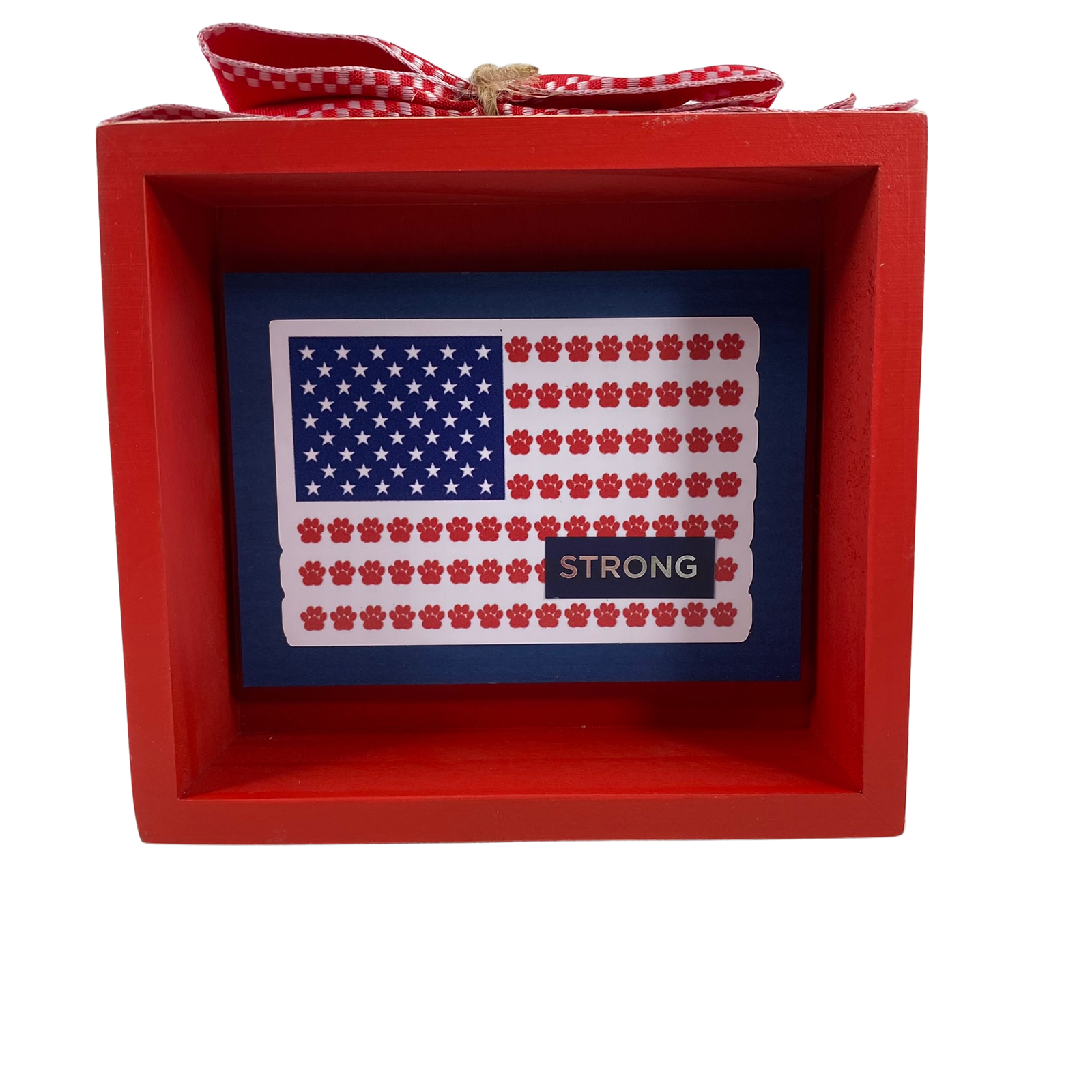 AGD Patriotic Decor - Dog Cat Pet Flag Double-Sided Box Sign