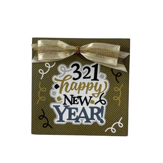 AGD New Years Decor - Countdown 3 2 1 New Years Eve Easel Display