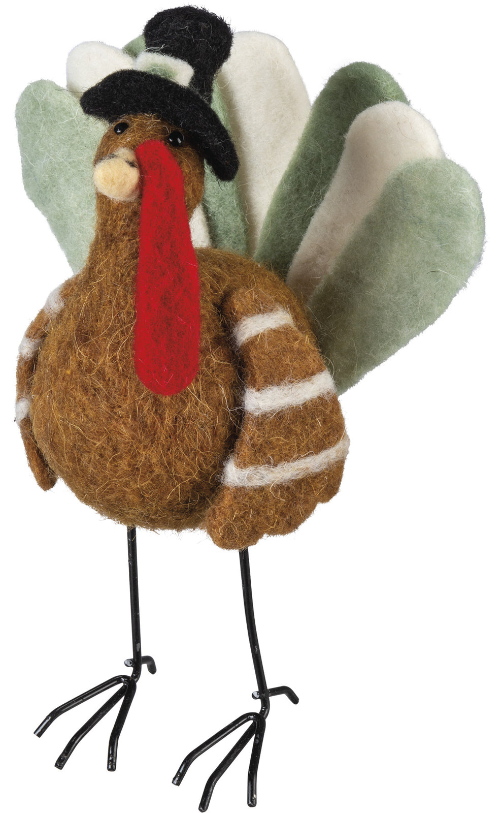 PBK Fall Decor - Thanksgiving Felt Standing Turkey