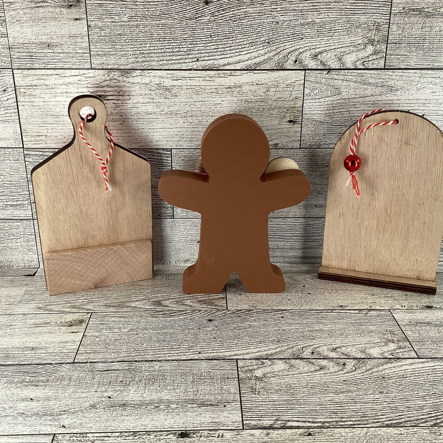 AGD Christmas Decor - Gingerbread Theme Tier Tray 3pc Set