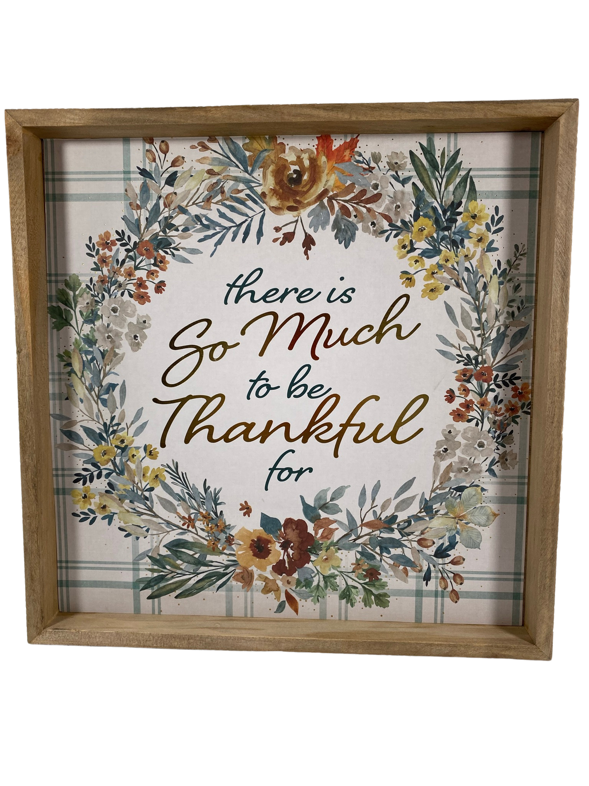 AGD Fall Decor -  Some Much Thankful For Inset Wood Sign