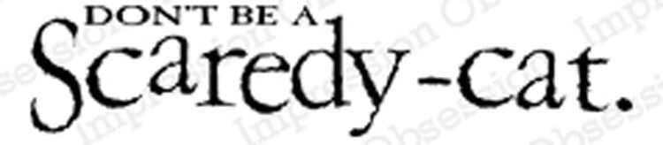 Impression Obsession - Scaredy Cat Halloween Theme 2pc.