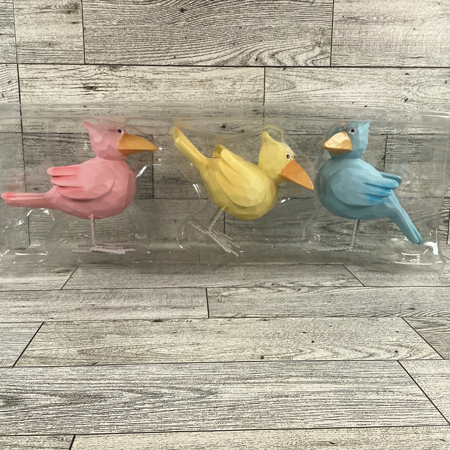 AGD Easter Decor - Spring Pastel Judgemental Crows with Hats 3pc