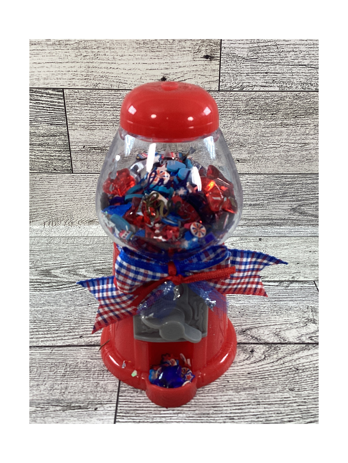 AGD Patriotic Decor - Small Plastic Gumball Shaker Tier Tray Decor