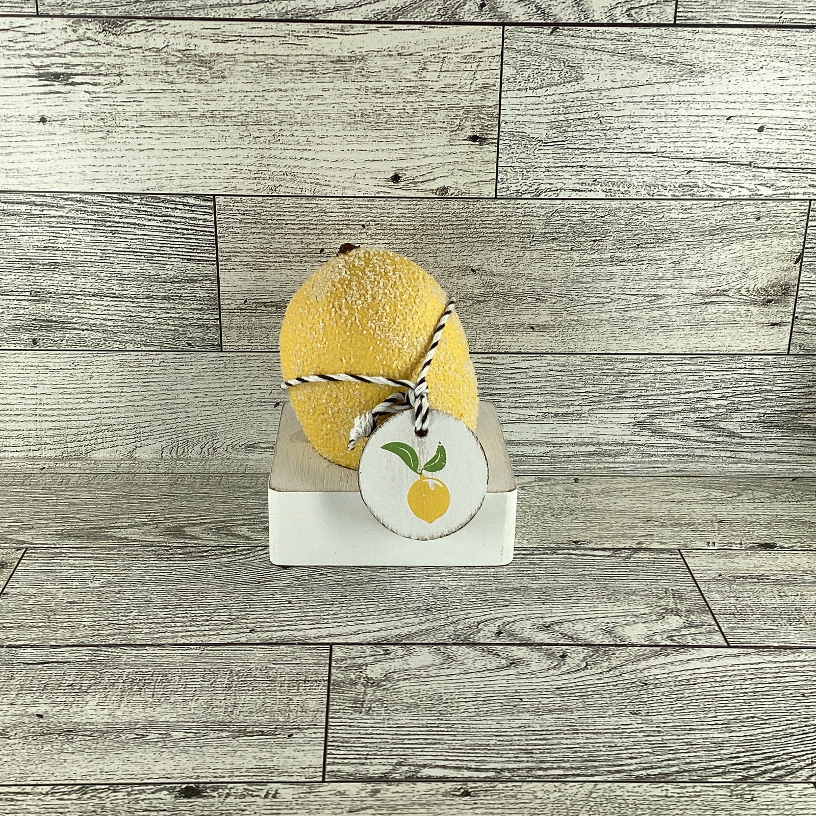 AGD Spring Decor - Summer Lemon Theme Tier Tray Decor 3pc Set