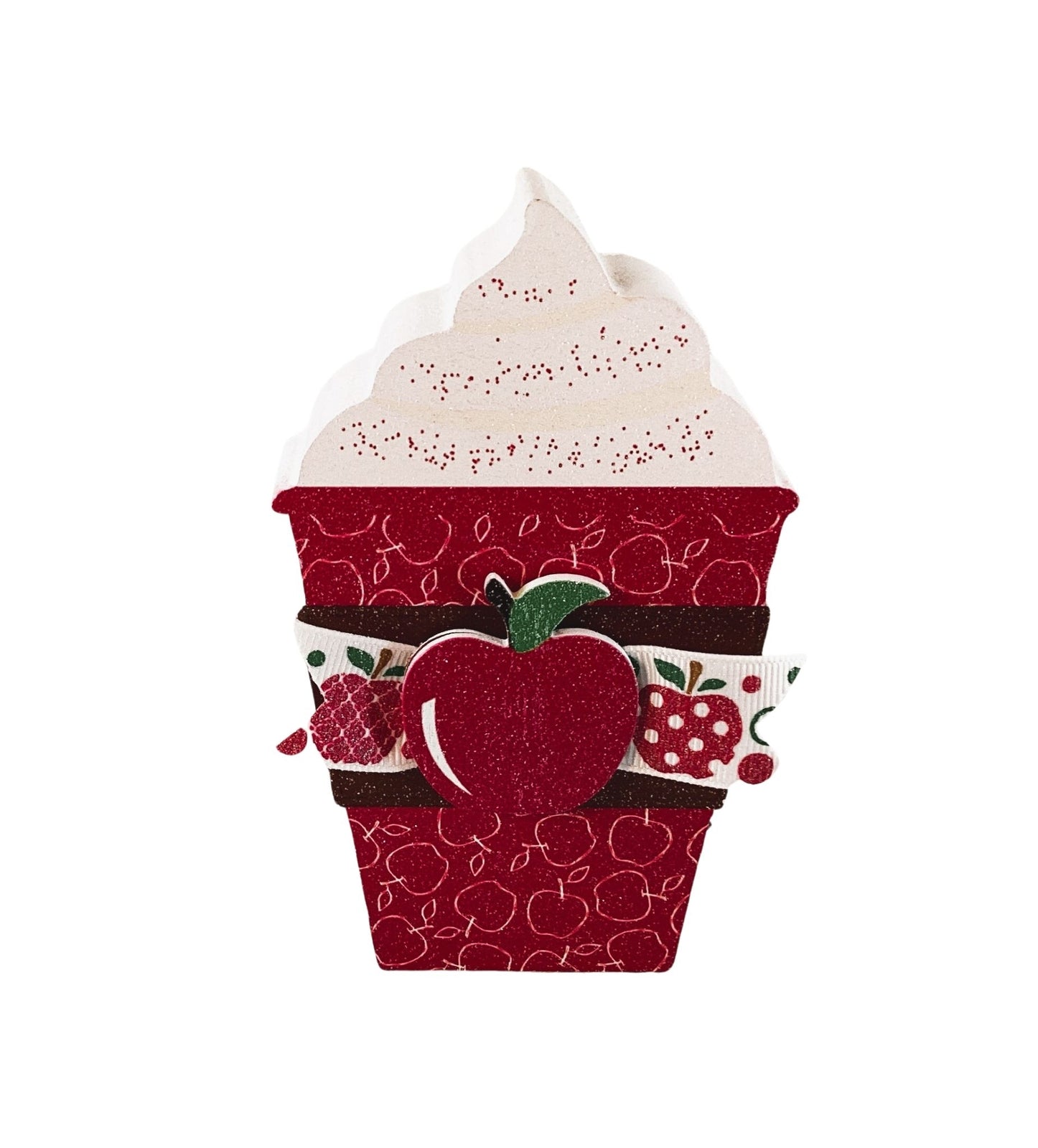 AGD  Fall Decor - Chunky Apple Pie Pie Recipe Sign Tier Tray 4pc Set