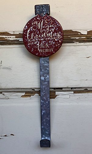 AGD Christmas Decor - His Presence Bulb Ornament Wreath Door Hanger