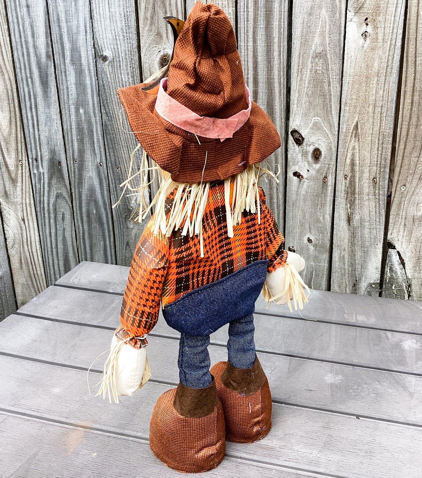 AGD Fall Decor - If I Only Had A Brain Standing Scarecrow