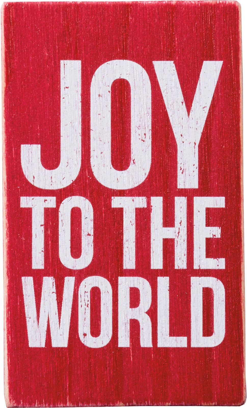PBK Wood Mounted Rubber Stamp - Merry Christmas Joy 2pc Set
