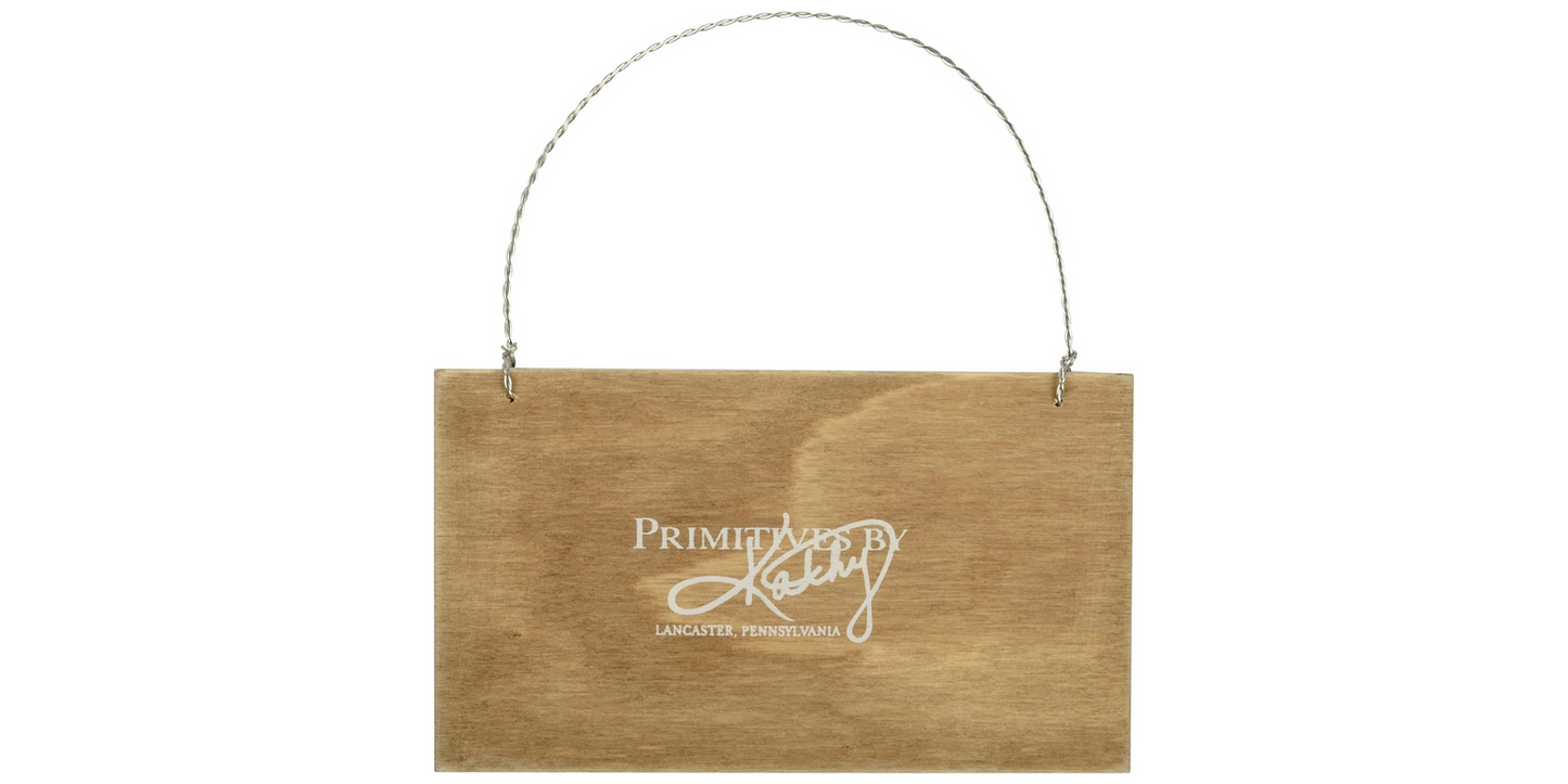 PBK Summer Decor - Sandy Toes Beach Debossed Small Sign Ornament