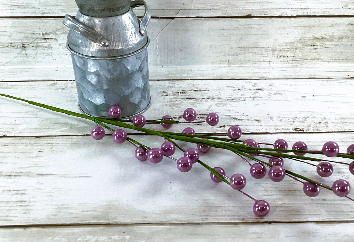 Darice Floral Supply - Lavender Lilac Pearl Berry Floral Spray Pick 12pc Set