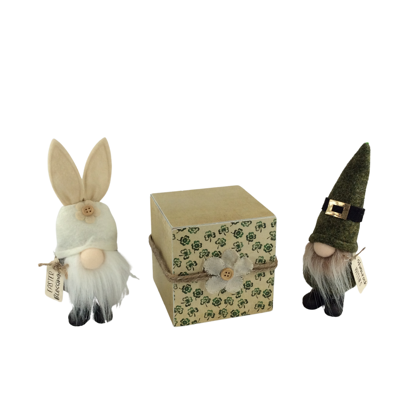 AGD St Patrick Decor - Reversible Easter Saint Patrick's Day Gnomes