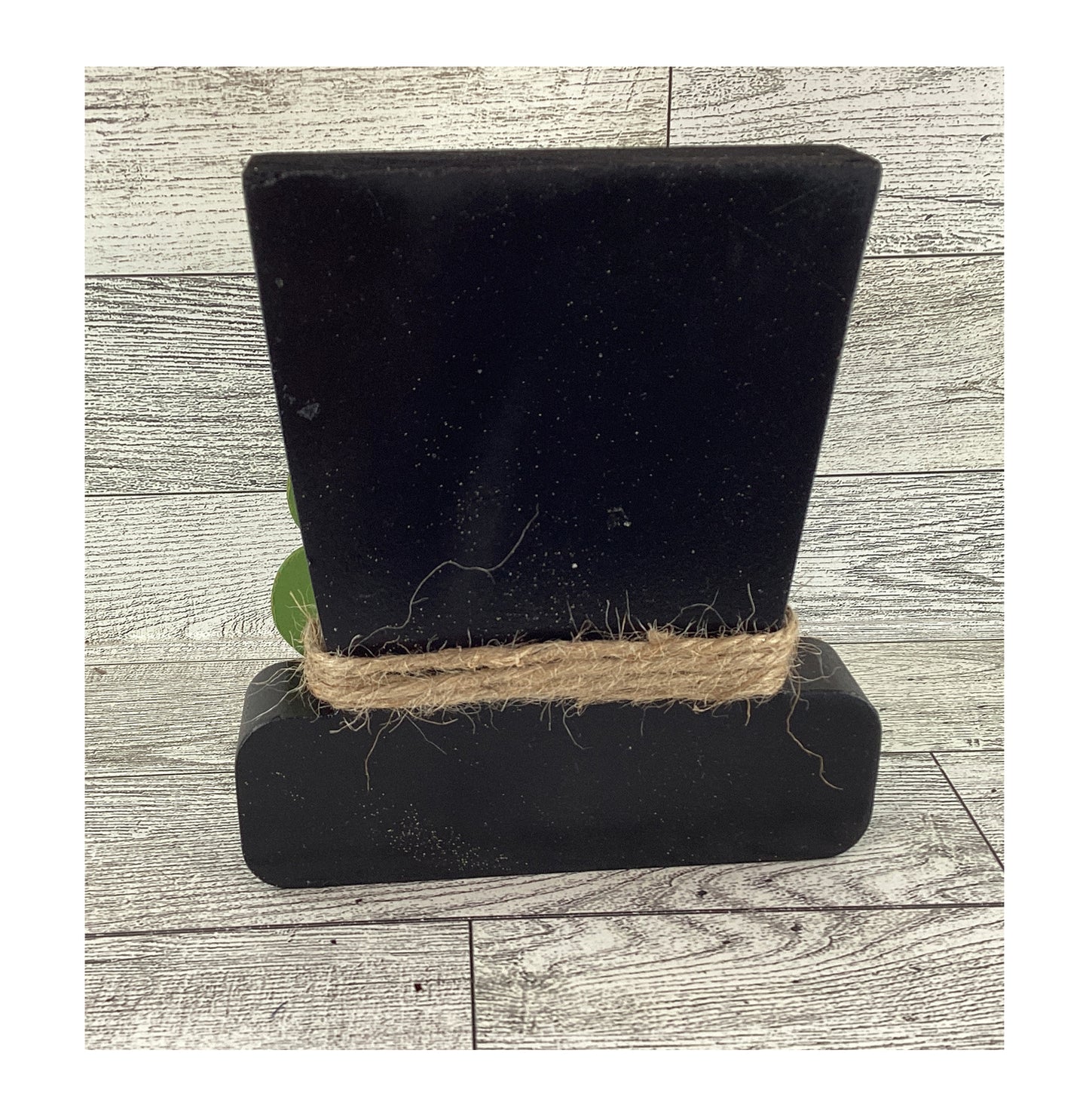 AGD Saint Patrick Decor - Chunky Wood Leprechaun Tophat Sitter