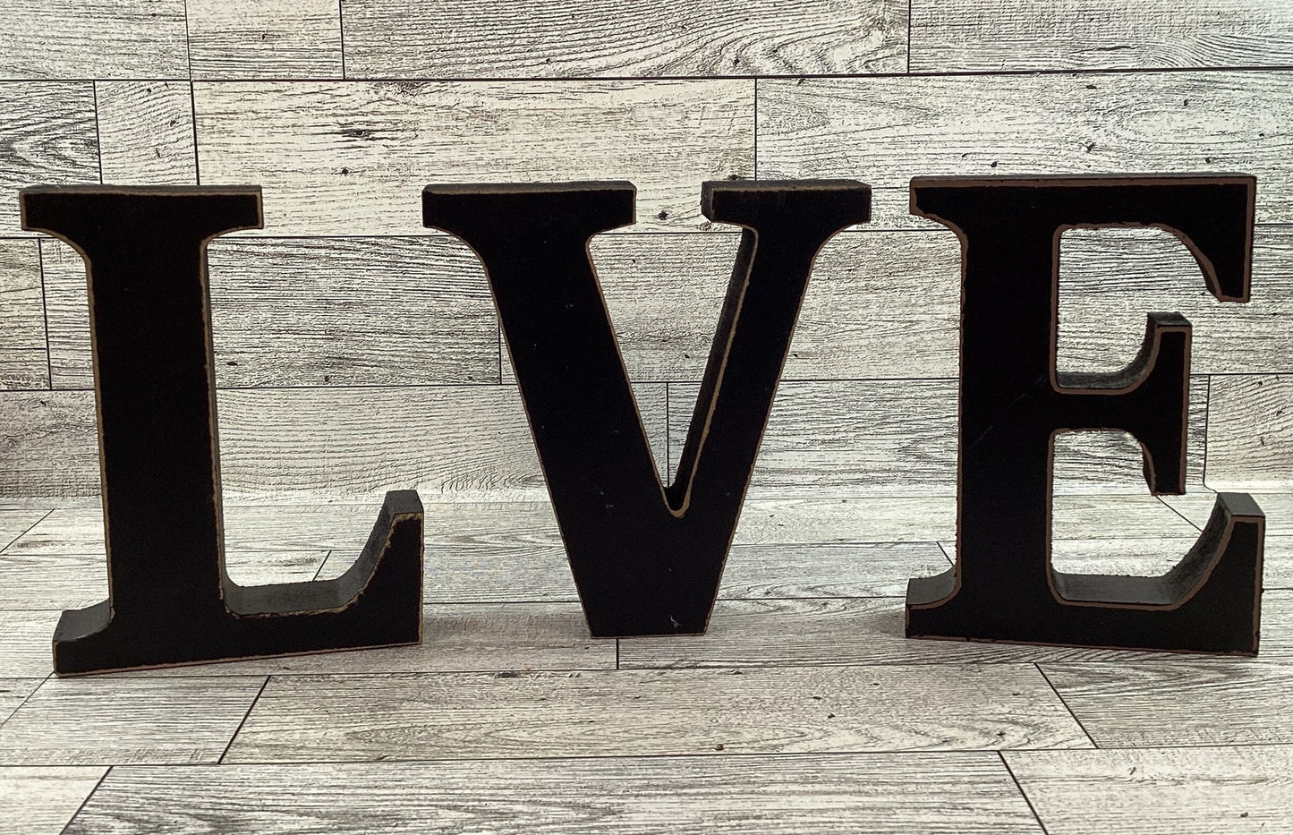 AGD  Valentine Decor - Heart Shaker Love Word Tabletop Display