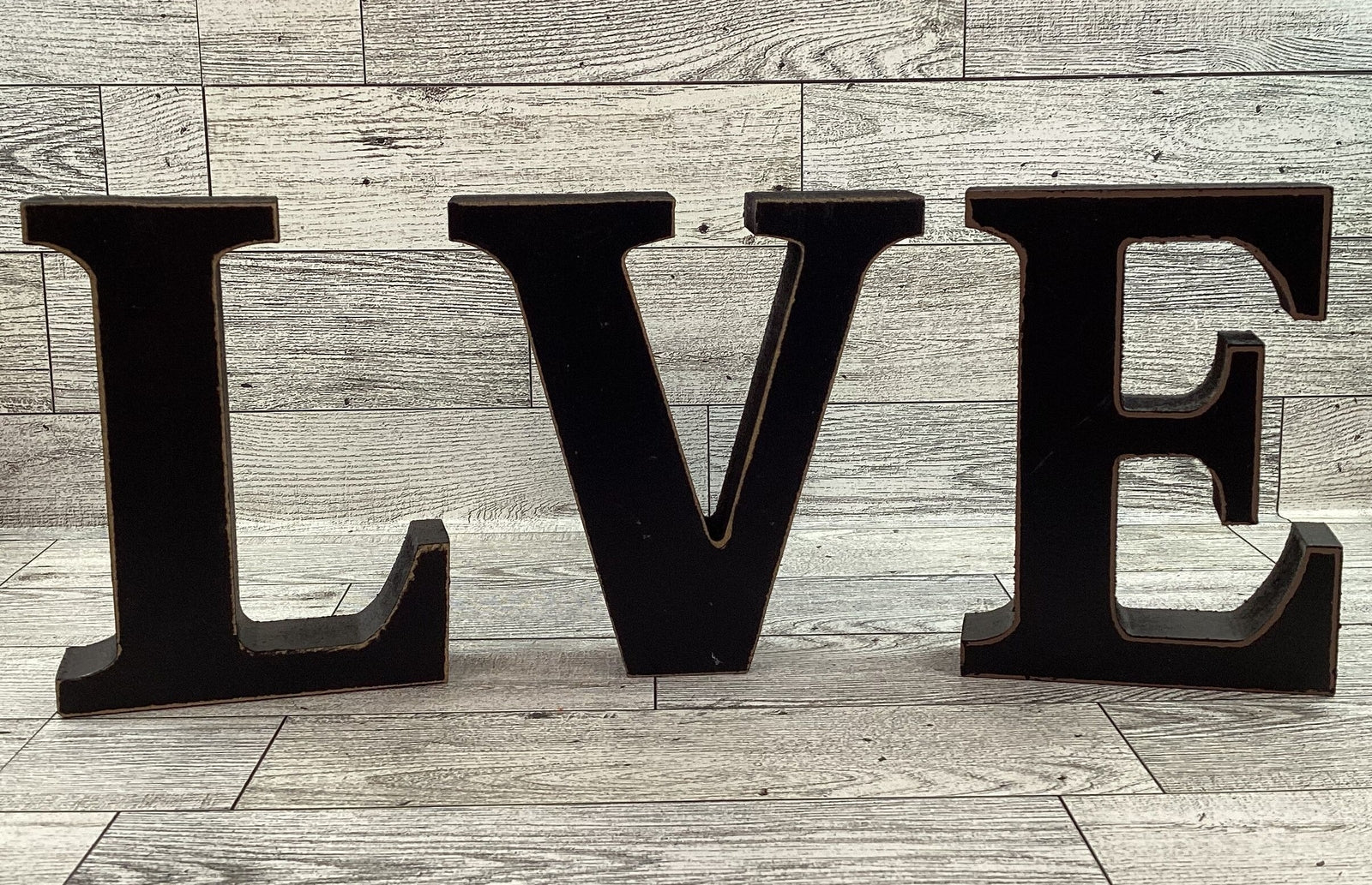 AGD  Valentine Decor - Heart Shaker Love Word Tabletop Display