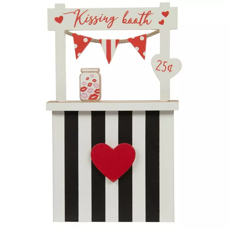 HL Valentines Decor - Kissing Booth Mini Tabletop Tier